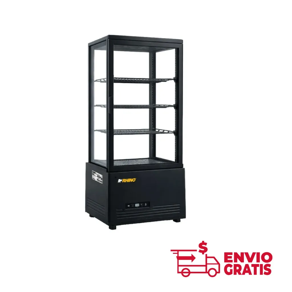Vitrina Refrigerada Vertical Panorámica 80L Rhino VIVEPA-3