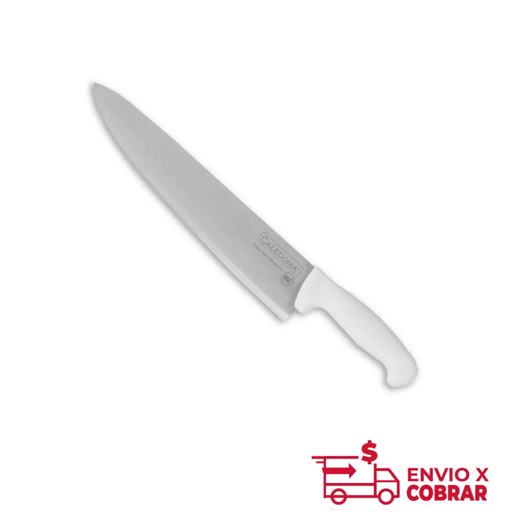 Cuchillo Chef 12" Blanco Caledonia CACHE-12B
