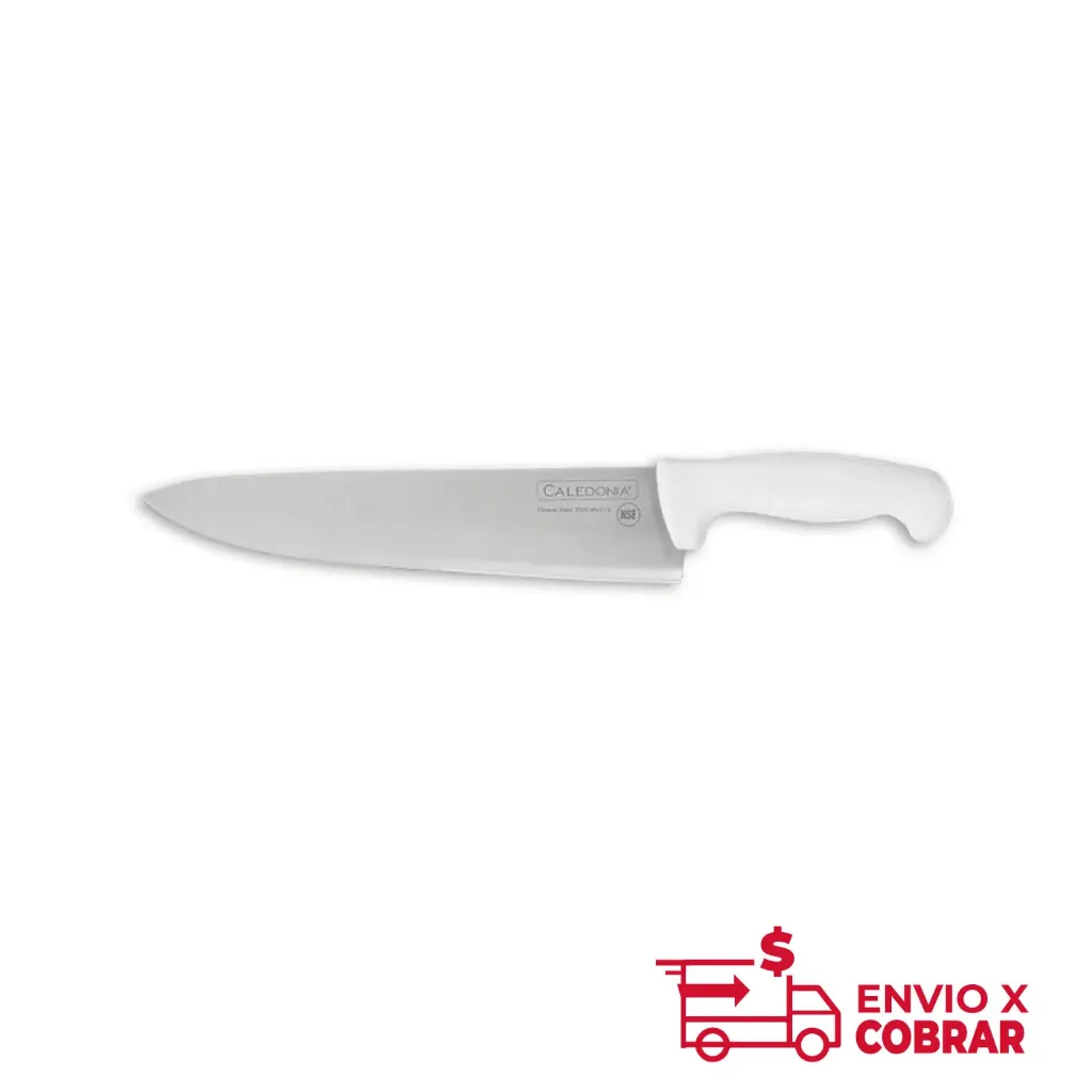 CCuchillo Chef 14" Blanco Caledonia CACHE-14B