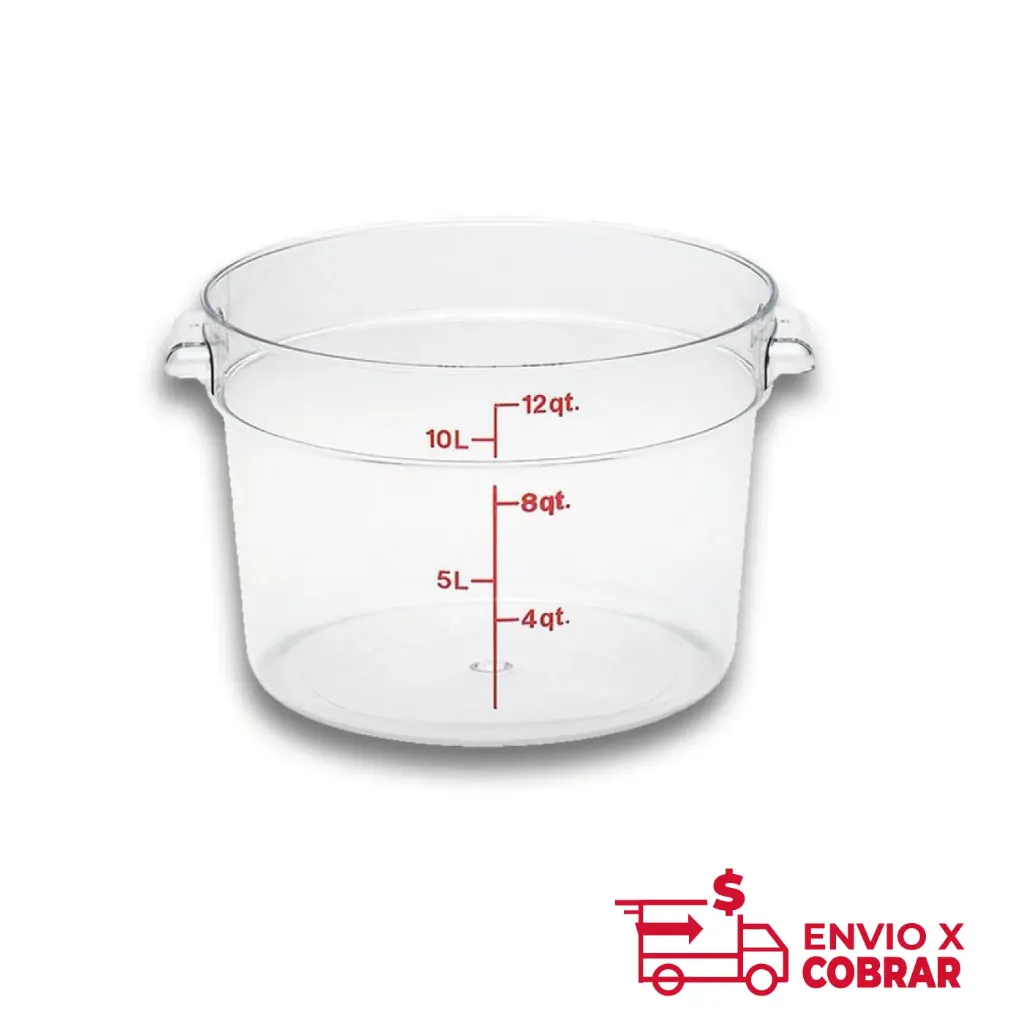 Recipientes Graduado Redondo 12 Qt Caledonia REPORE-12