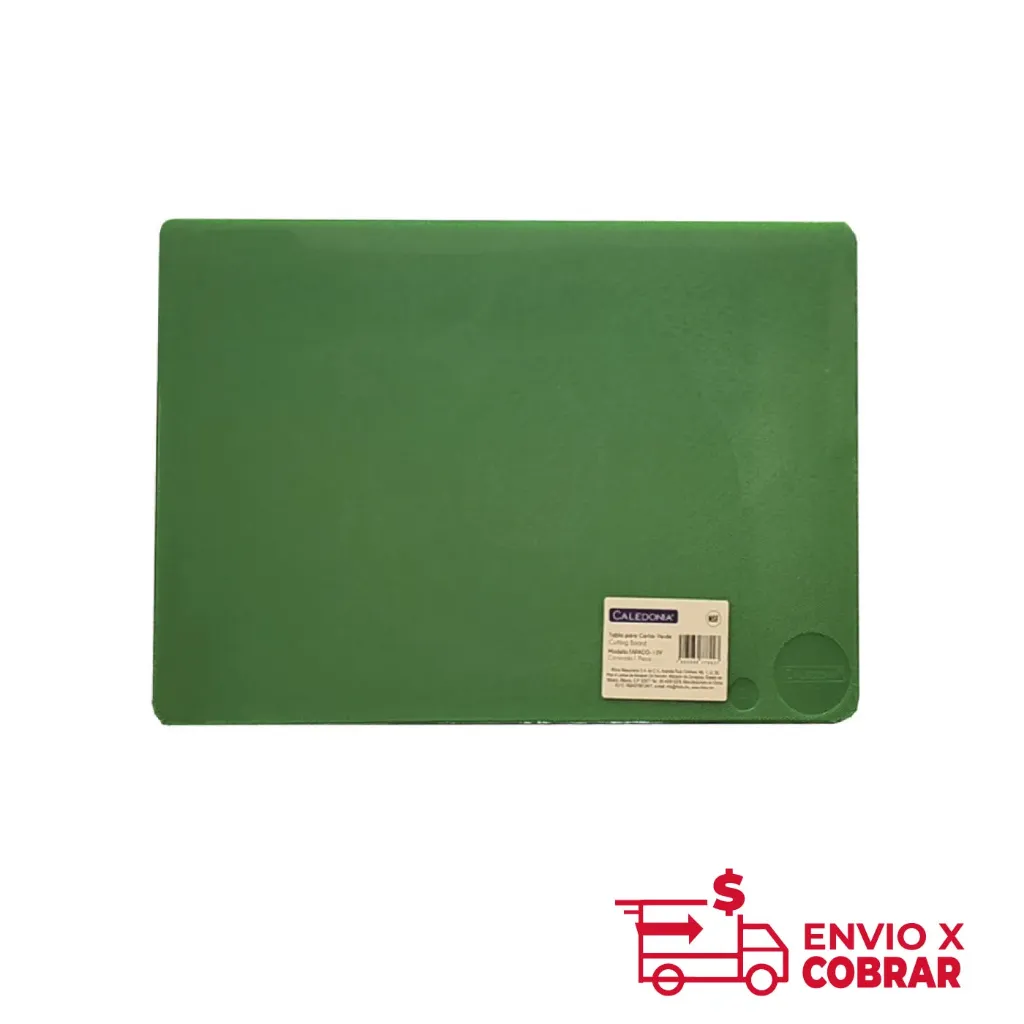 Caledona tapaco-18 tabla para cortar (18 x 24 x .5”) fabricada en polipropileno con certificación nsf