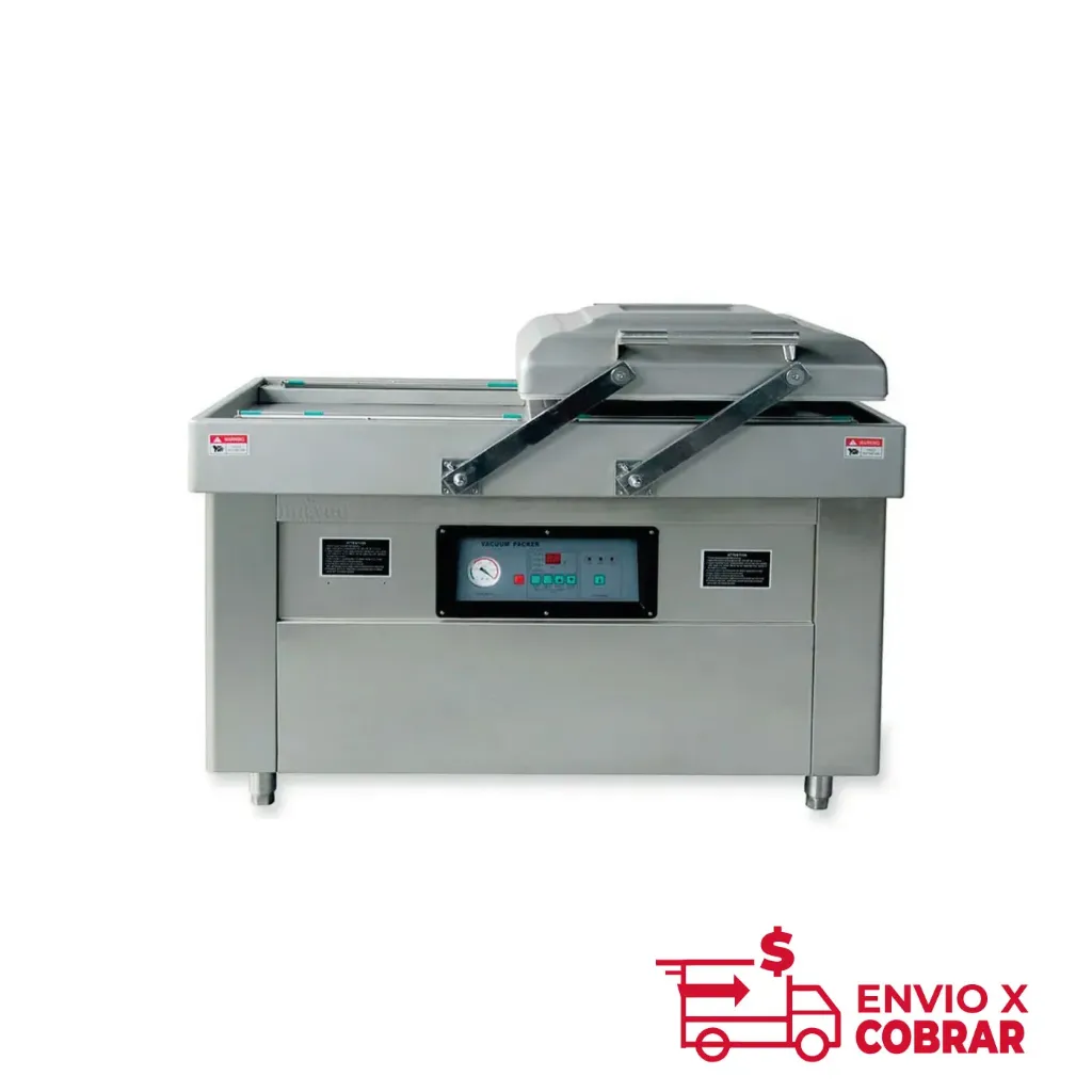 DZQ-6002SA | EMPACADORA AL VACÍO DOBLE CAMPANA CON DOBLE BARRA SELLADORA DE 60 CM