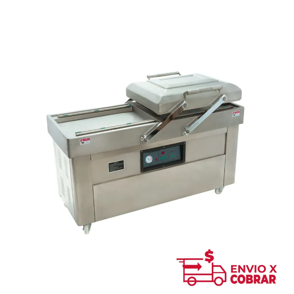 DZQ-5002SA | EMPACADORA AL VACÍO DOBLE CAMPANA CON DOBLE BARRA SELLADORA DE 50 CM