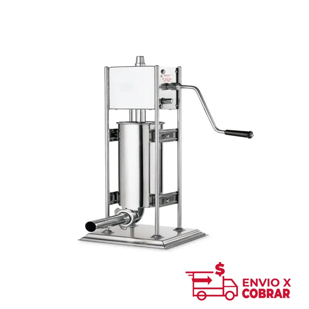 SV-15 | EMBUTIDORA MANUAL VERTICAL EN A.I. 15 L 2 VELOCIDADES