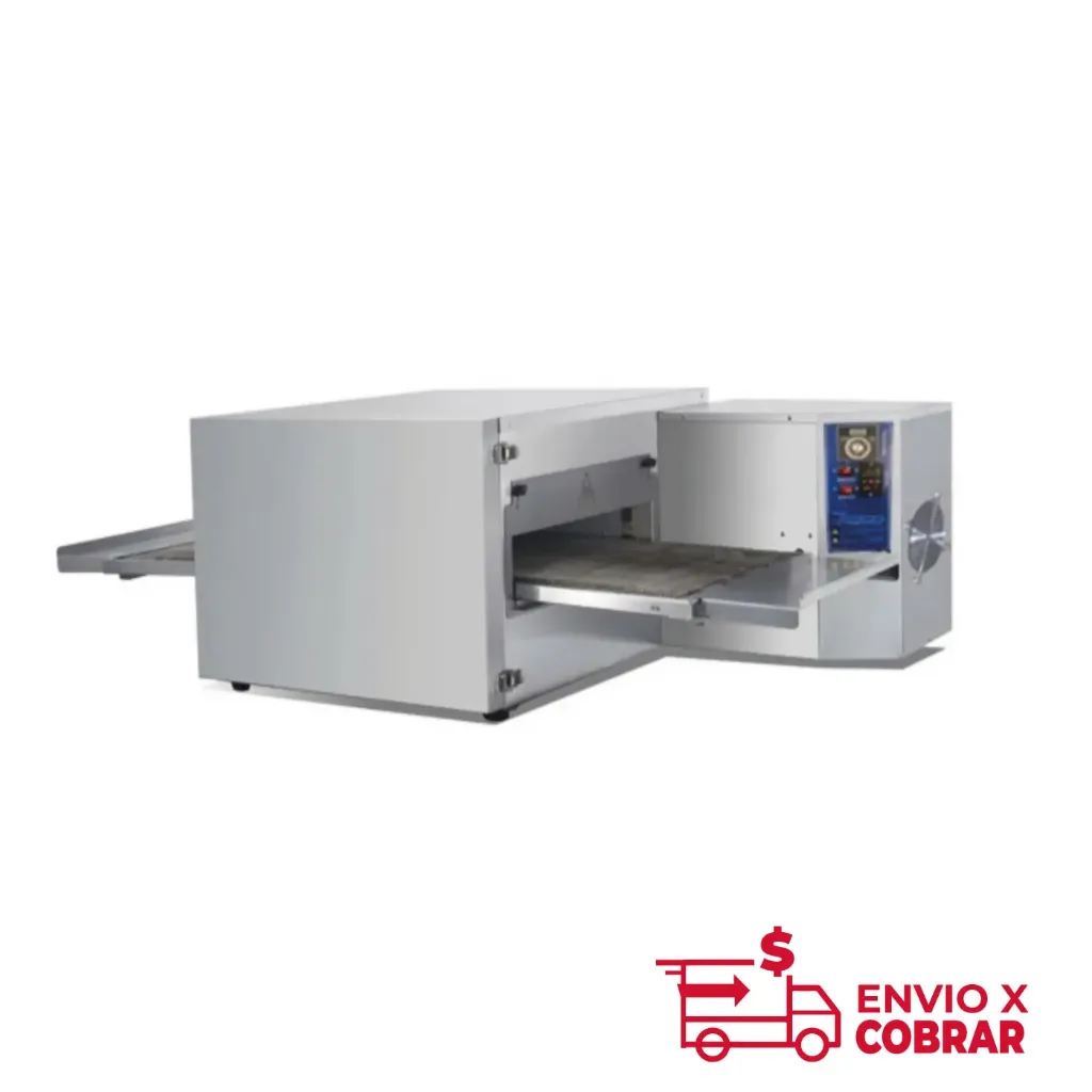 HIPE-18 | HORNO DE PIZZAS ELECTRICO DE BANDA CON ENTRADA DE 54 CM (TIPO IMPINGEMENT) AIRE CALIENTE