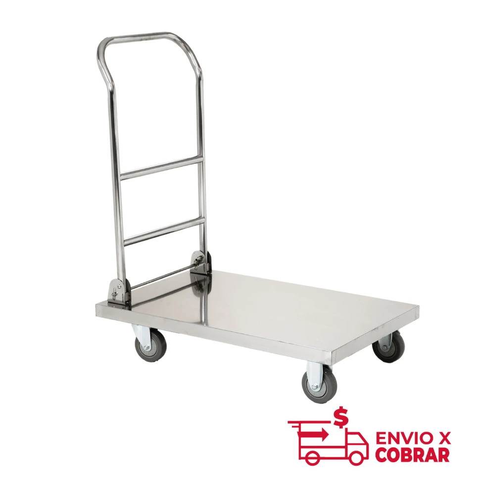 FT-B | CARRO PLATAFORMA DE ACERO INOXIDABLE