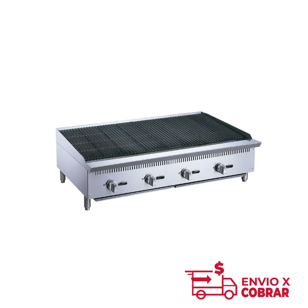 RFS-48-MG | ASADOR COMERCIAL A GAS DE 4 QUEMADORES RADIANTES