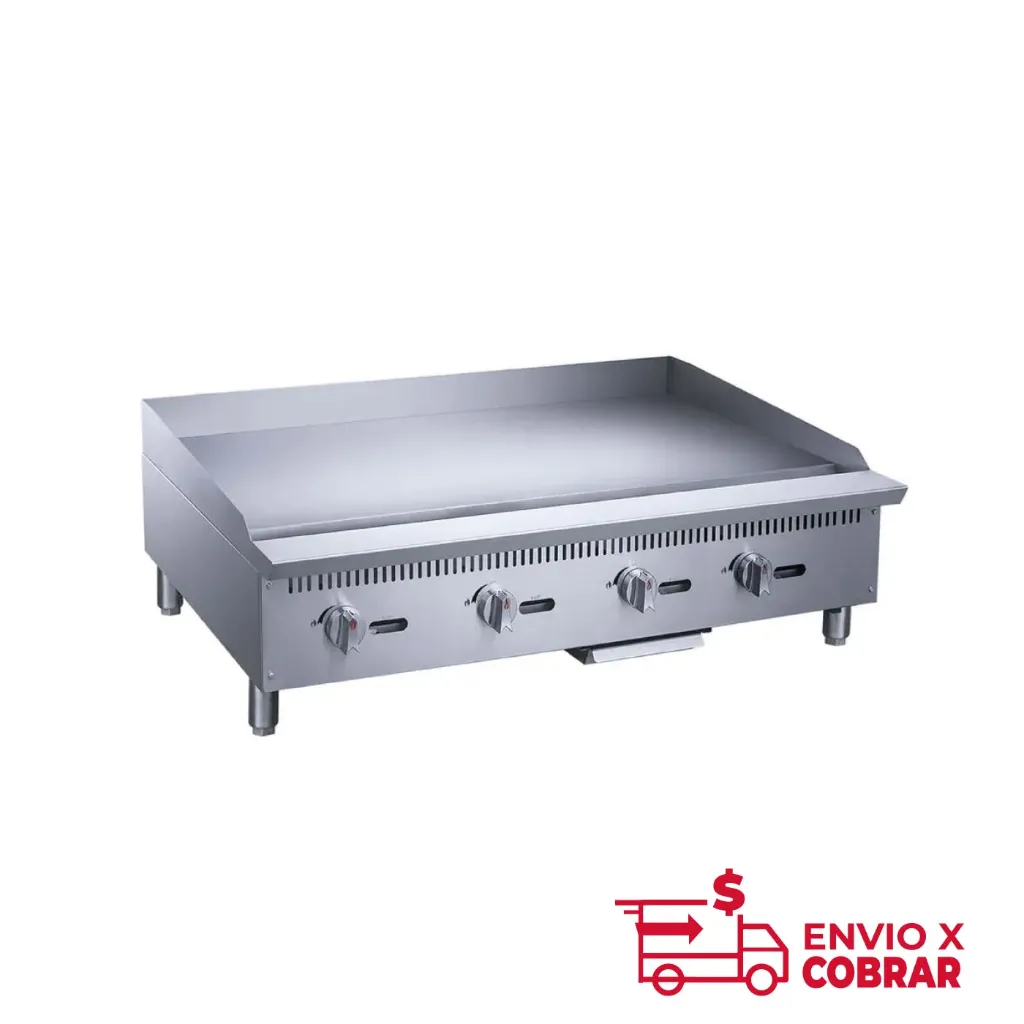 MGRG-48-MG | PLANCHA COMERCIAL A GAS DE 4 QUEMADORES