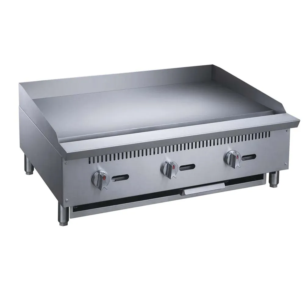 MGRG-36-MG | PLANCHA COMERCIAL A GAS DE 3 QUEMADORES