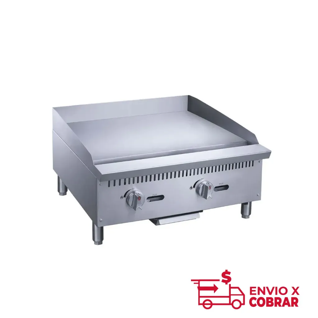 MGRG-24-MG | PLANCHA COMERCIAL A GAS DE 2 QUEMADORES