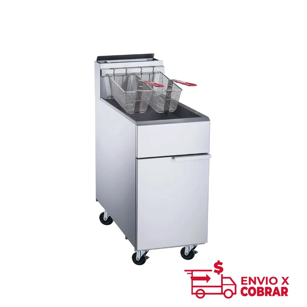 MGEF-4-MG | FREIDORA COMERCIAL DE 4 QUEMADORES DE 22 LITROS