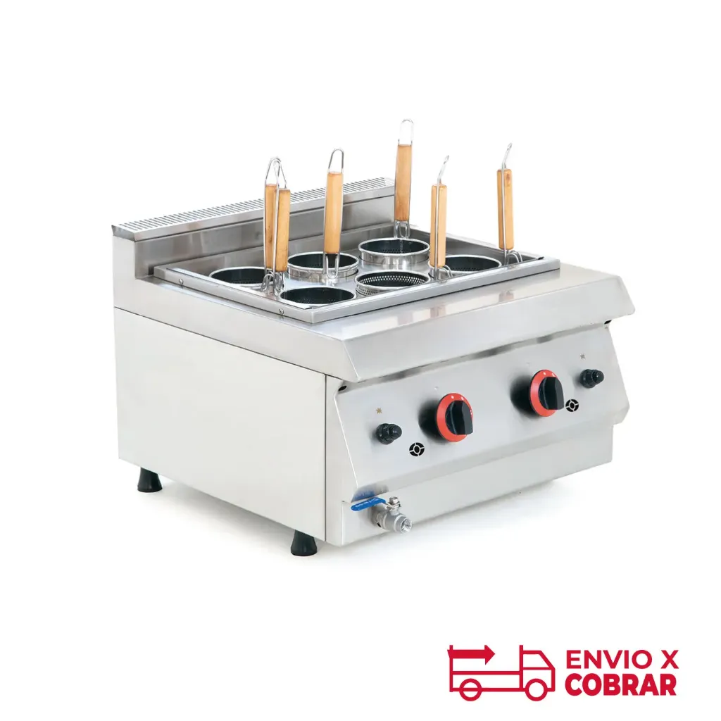 HGL-610 | COCEDOR DE PASTAS MODULAR 6 CANASTILLAS A GAS
