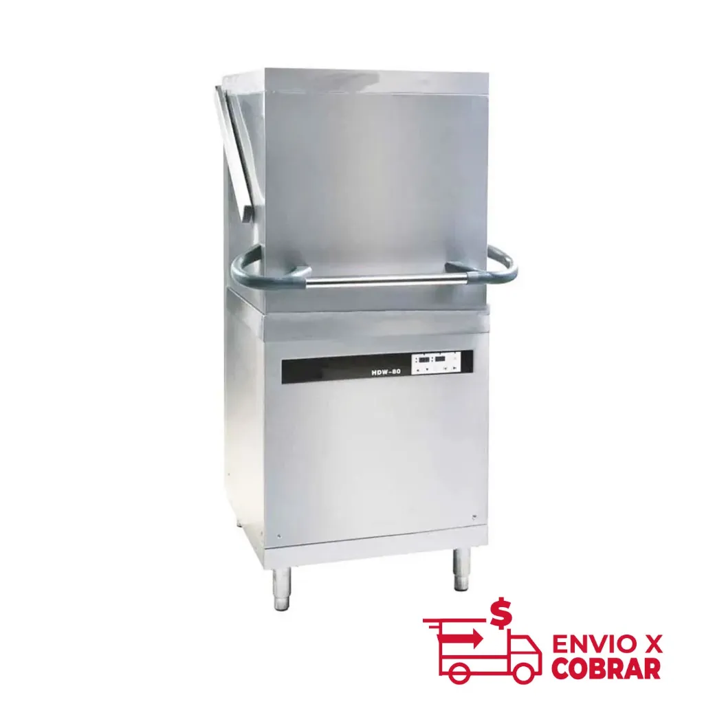 HDW-80 | MÁQUINA LAVADORA DE LOZA ELÉCTRICA DE CAPOTA