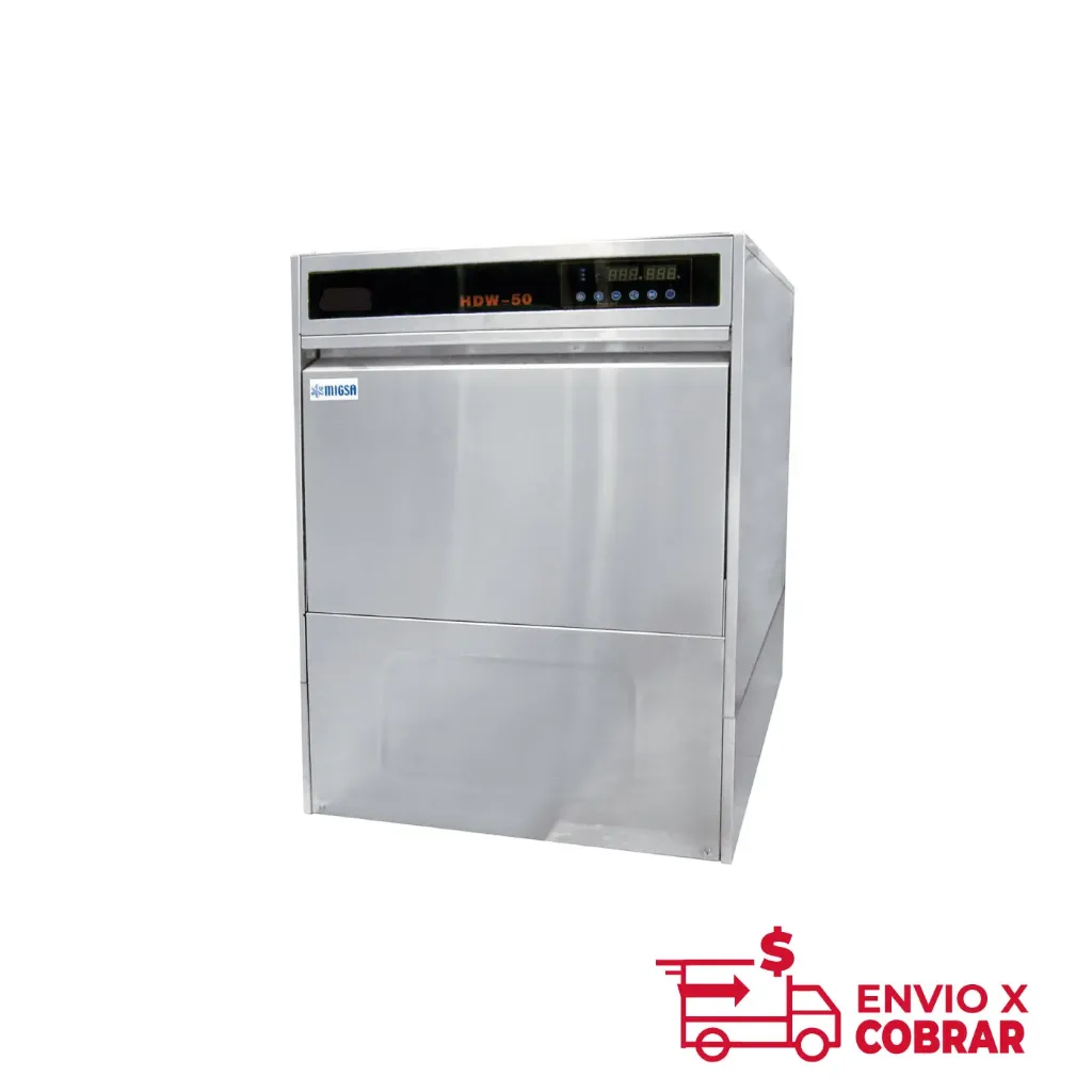 HDW-50 | MÁQUINA LAVADORA DE PLATOS Y VASOS