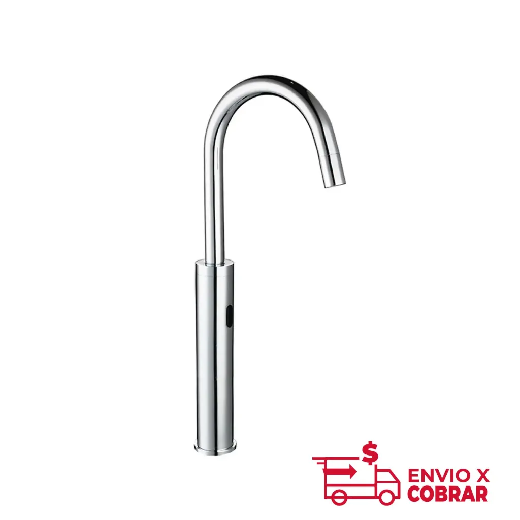 AT-6199AB | LLAVE ELECTRÓNICA CON SENSOR PARA LAVABO DE 44 CM DE ALTO