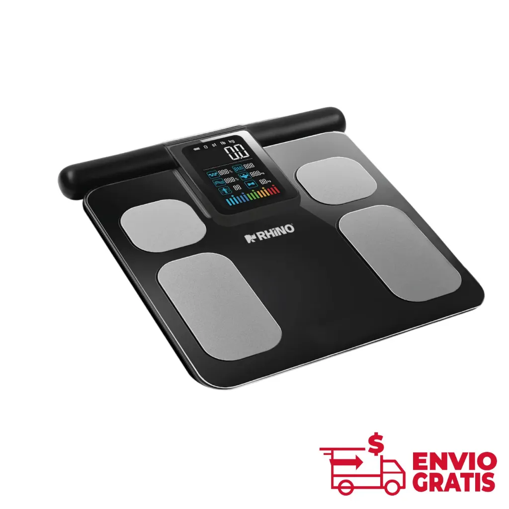 Báscula Inteligente de Pesaje Corporal con 8 Electrodos 180 kg BIOMA-180