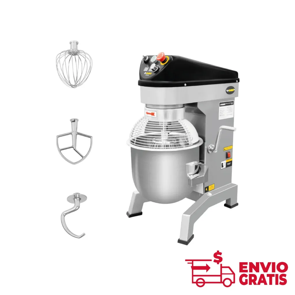 Batidora Planetaria de Velocidad Variable 20 L BATI-20X