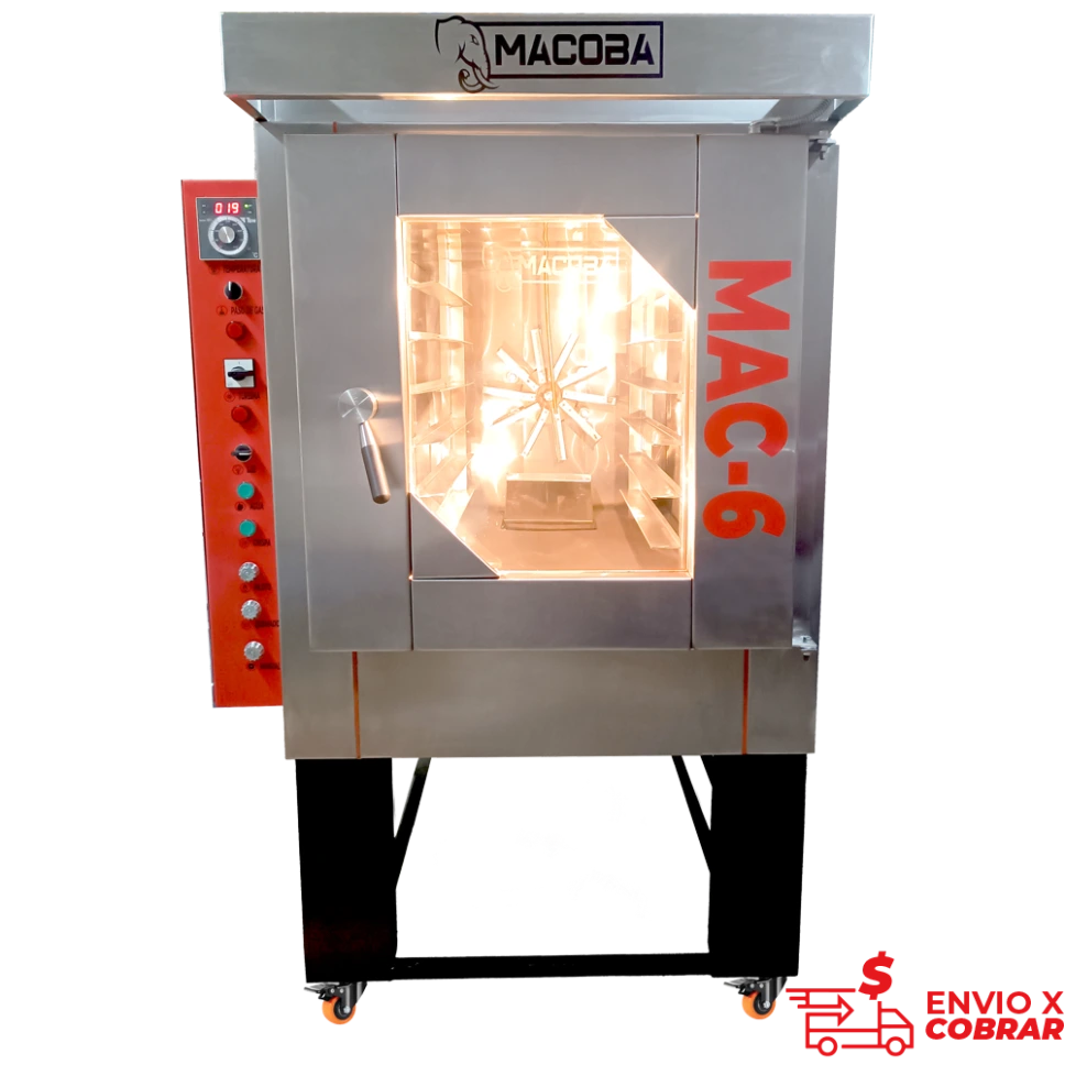Horno de convección de 6 charolas MAC-6