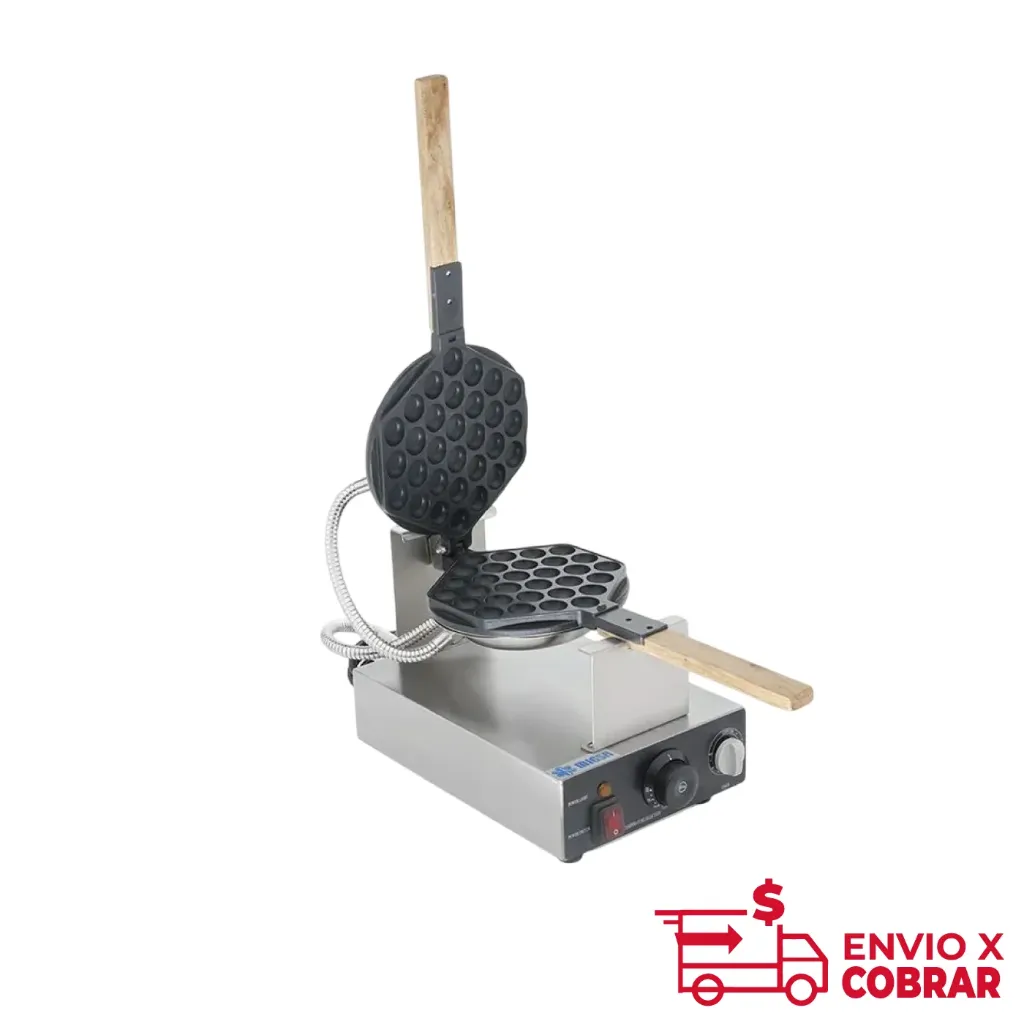 WAFFLERA CON FORMA DE BURBUJA HK-Q1