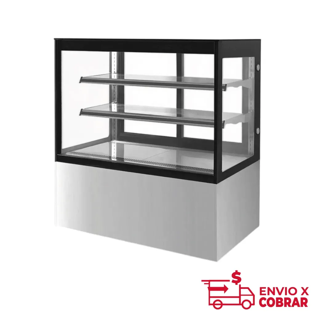 Vitrina exhibidora de cristal recto GN-900R2