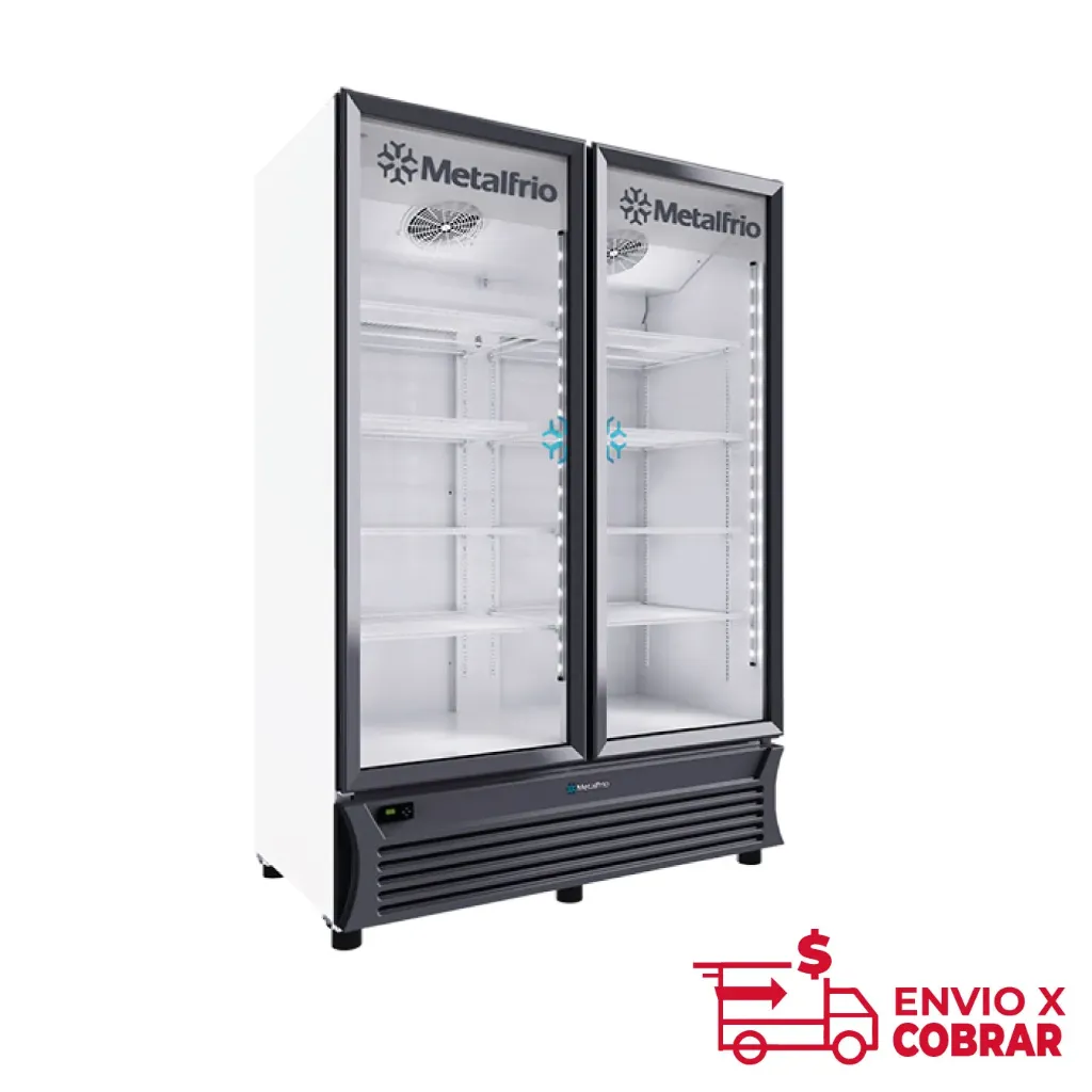 Enfriador vertical con puertas de cristal RB-800-2P