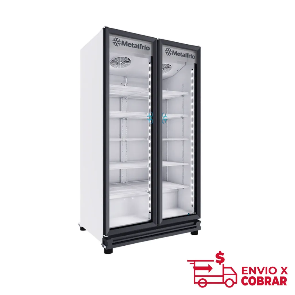 Enfriador vertical con puertas de cristal RB-680