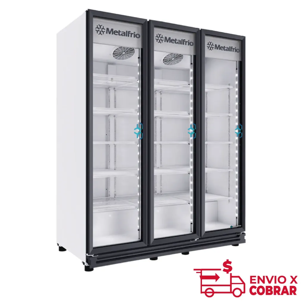 Enfriador vertical con puertas de cristal RB900