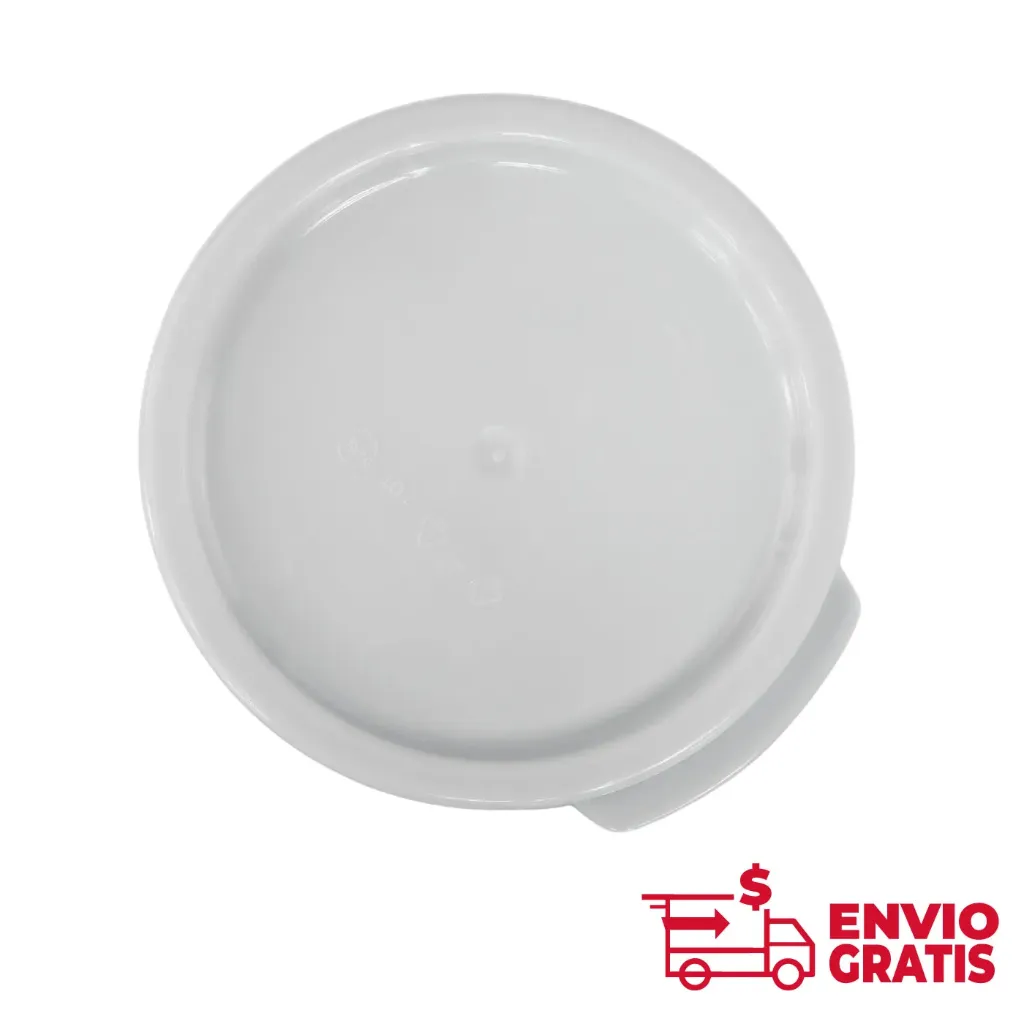 Tapa Redonda de Polietileno 2 y 4 qt  TAPERE-24B