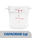 Recipiente Redondo de Policarbonato 1 qt  REPORE-1