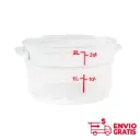 Recipiente Redondo de Policarbonato 2 qt