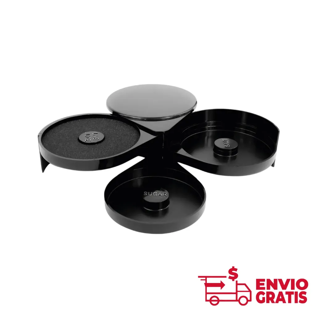 Escarchador de Vasos con 3 Bandejas Giratorias y Esponja  ESVA-3