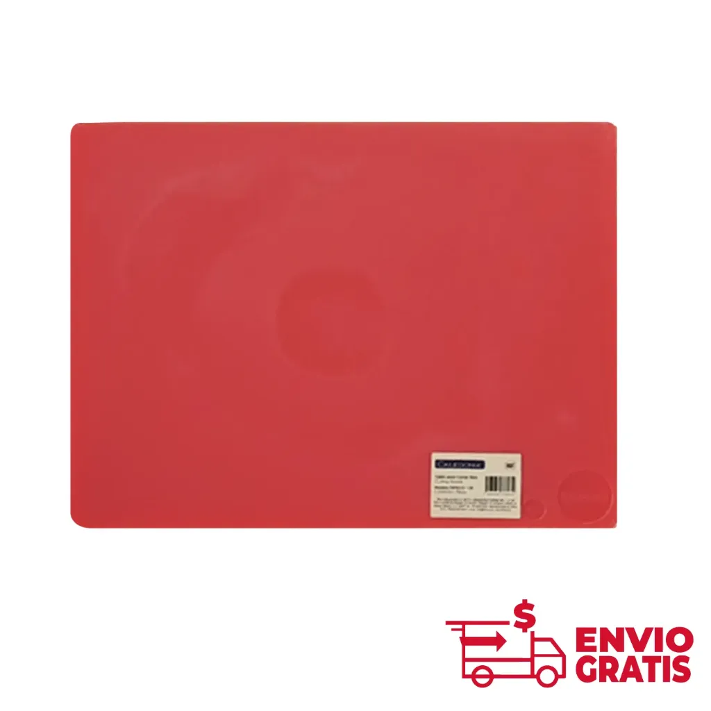 Tabla para Cortar Color Rojo 30 x 45 x 1.2 cm TAPACO – 12R
