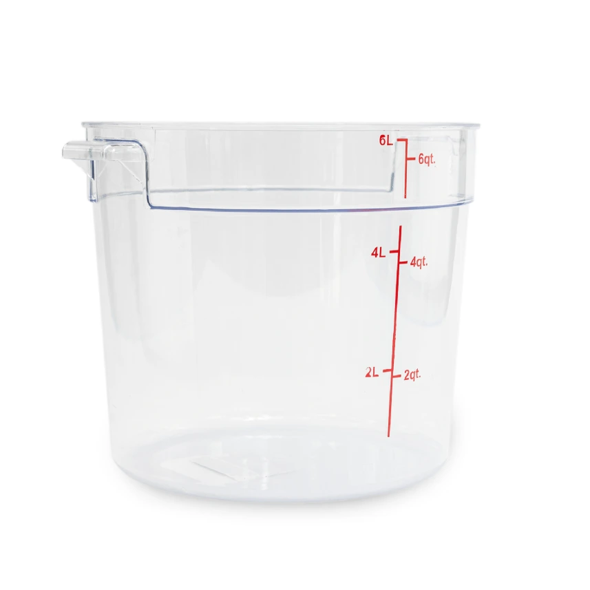 Recipiente Redondo de Policarbonato 6 qt REPORE-6