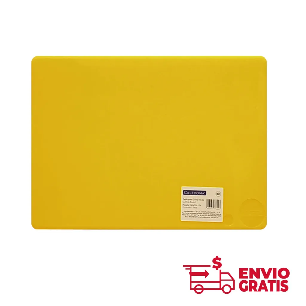 Tabla para Cortar Color Amarillo 38 x 51 x 1.2 cm TAPACO-15AM