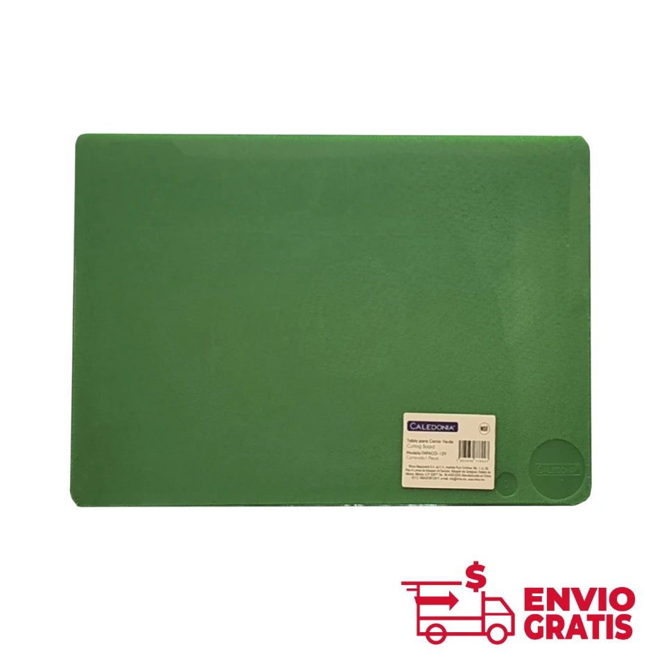 olor Verde 46 x 61 x 1.2 cm Compartir Tabla para Cortar Color Verde 46 x 61 x 1.2 cm