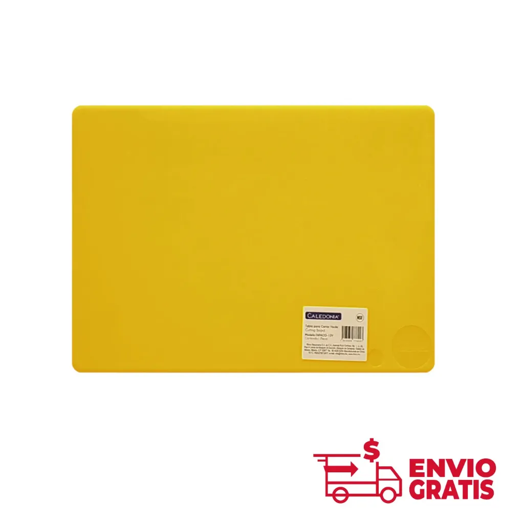 Tabla para Cortar Color Amarillo 46 x 61 x 1.2 cm TAPACO-18AM