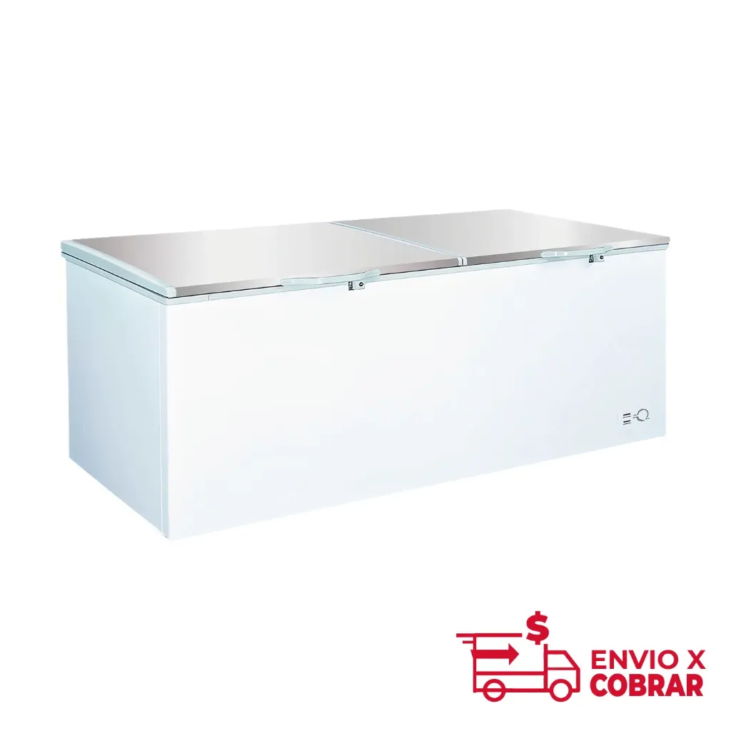 CONSERVADOR HORIZONTAL TAPA DE ACERO INOXIDABLE GELUM | GC-TC-28-AI | 25 ft³