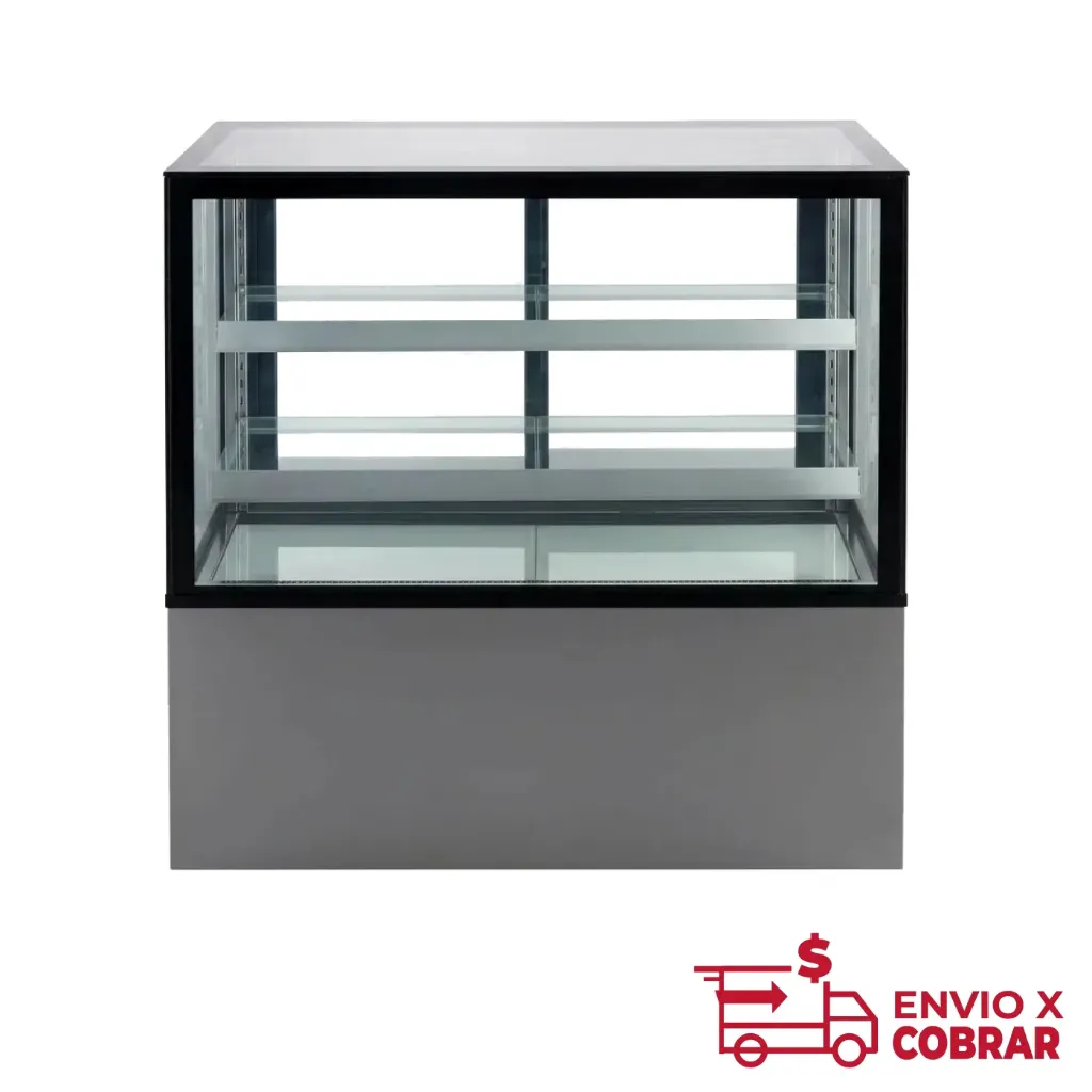 VITRINA FULL GLASS RECTA GELUM-DELI | GD-VFG-PR-150-3 | 1.50m