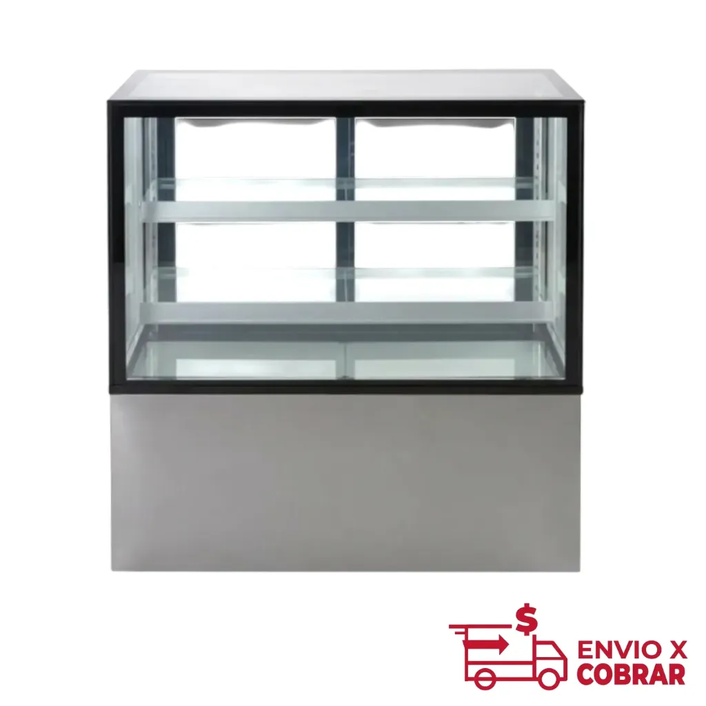 VITRINA FULL GLASS RECTA GELUM-DELI | GD-VFG-PR-210-3 | 2.10m