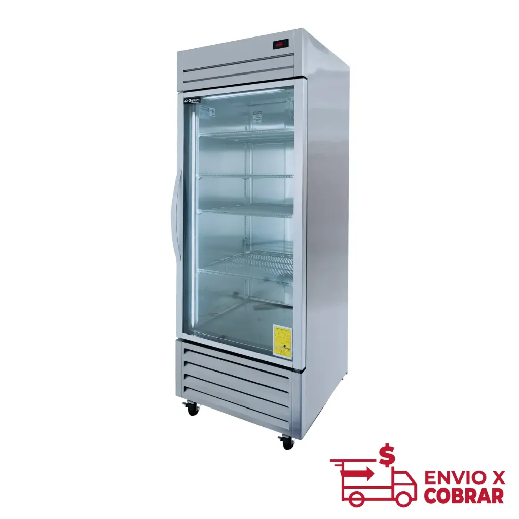ENFRIADOR PROFESIONAL 1 PUERTA CRISTAL GELUM-PROFESIONAL | GP-EV-1PV-23 | 23 ft³ (680 L)