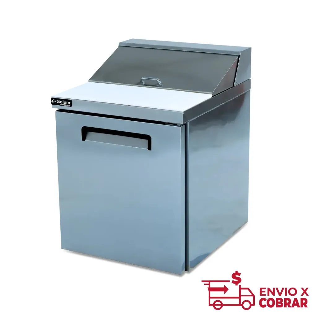 MESA DE REFRIGERACIÓN 1 PUERTA GELUM-PROFESIONAL | GP-ME-1PS-07 | 7ft³ (204 L)