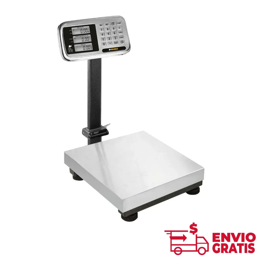 Báscula de Plataforma Inoxidable Plegable 80 kg BP-80