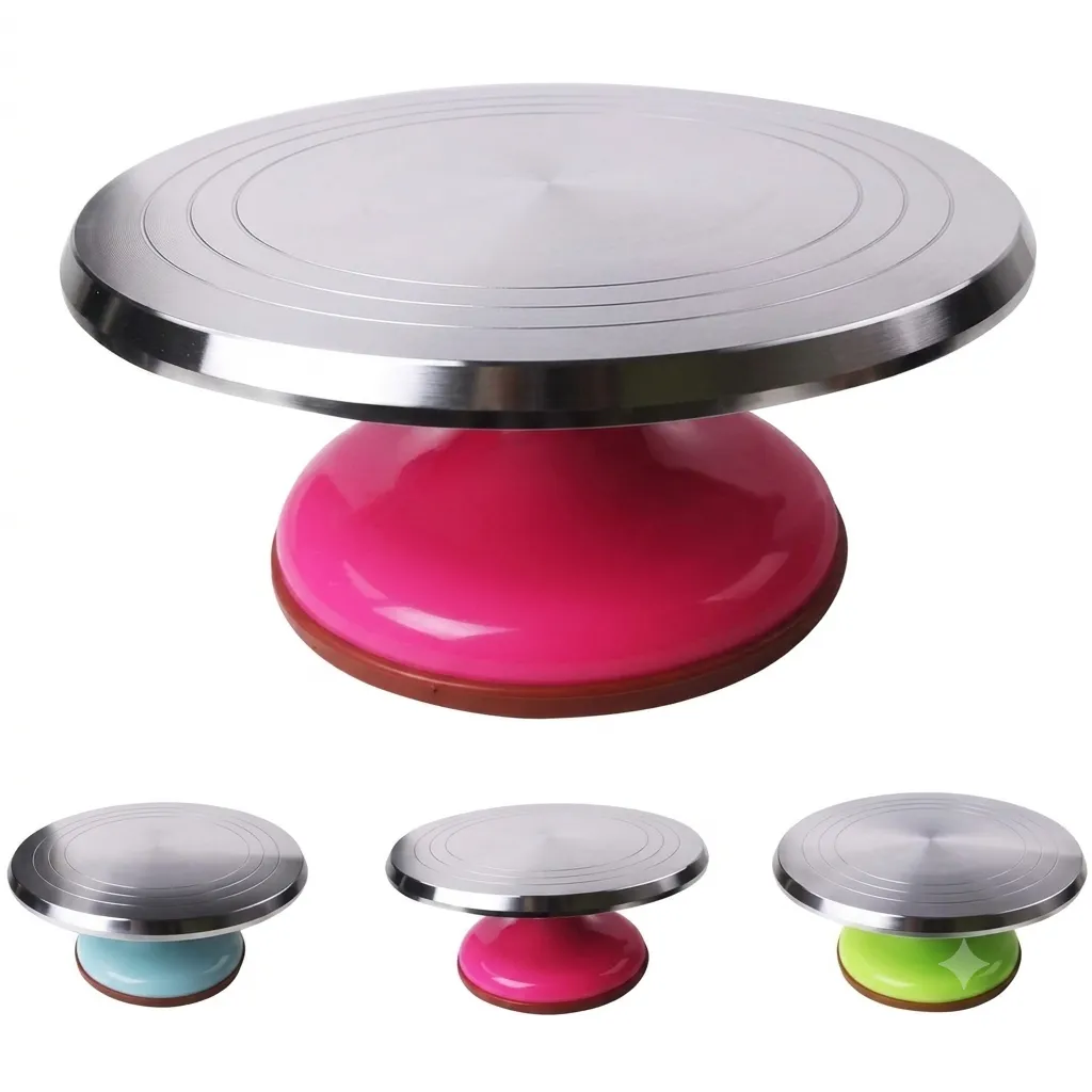 BASE GIRATORIA PARA PASTEL DE ALUMINIO ESTANDAR  BASE-GIRALUM