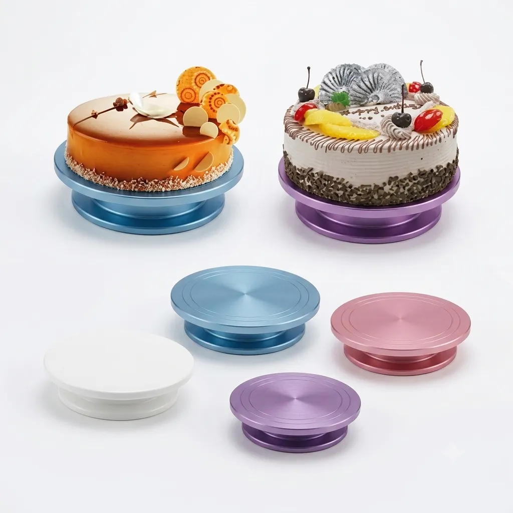 BASE GIRATORIA PARA PASTEL DE PLASTICO ESTANDAR  BASE-GIRAPLAS