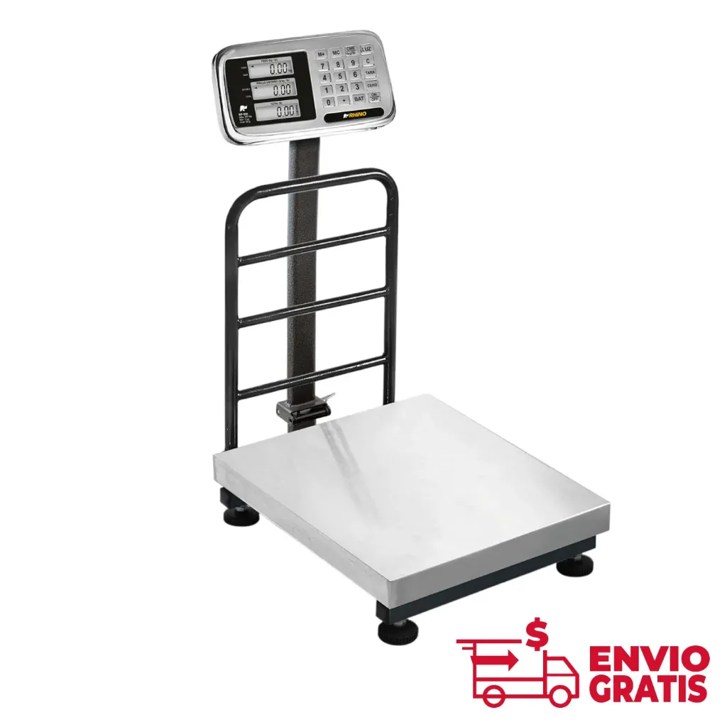Báscula de Plataforma Inoxidable Plegable 100 kg BP-100