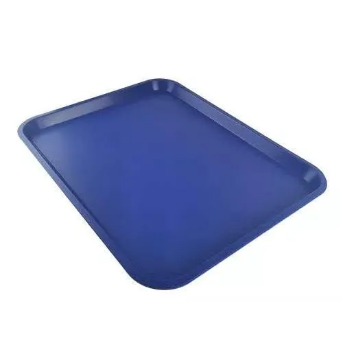 CHAROLA DE PLASTICO AZUL 35X45