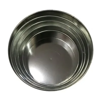 JUEGO DE MOLDES 5 PIEZAS REDONDAS DE HOJA DE LATA