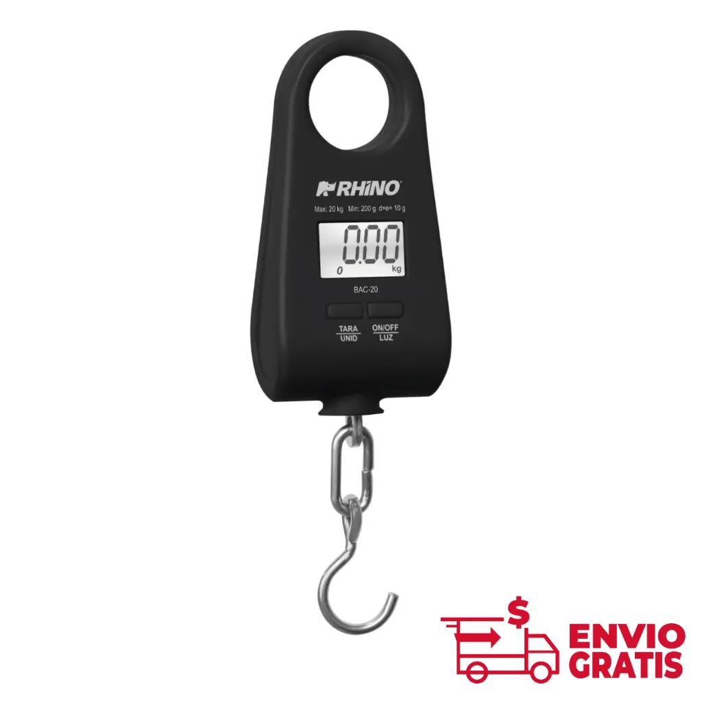 Báscula Electrónica Colgante 20 kg BAC-20
