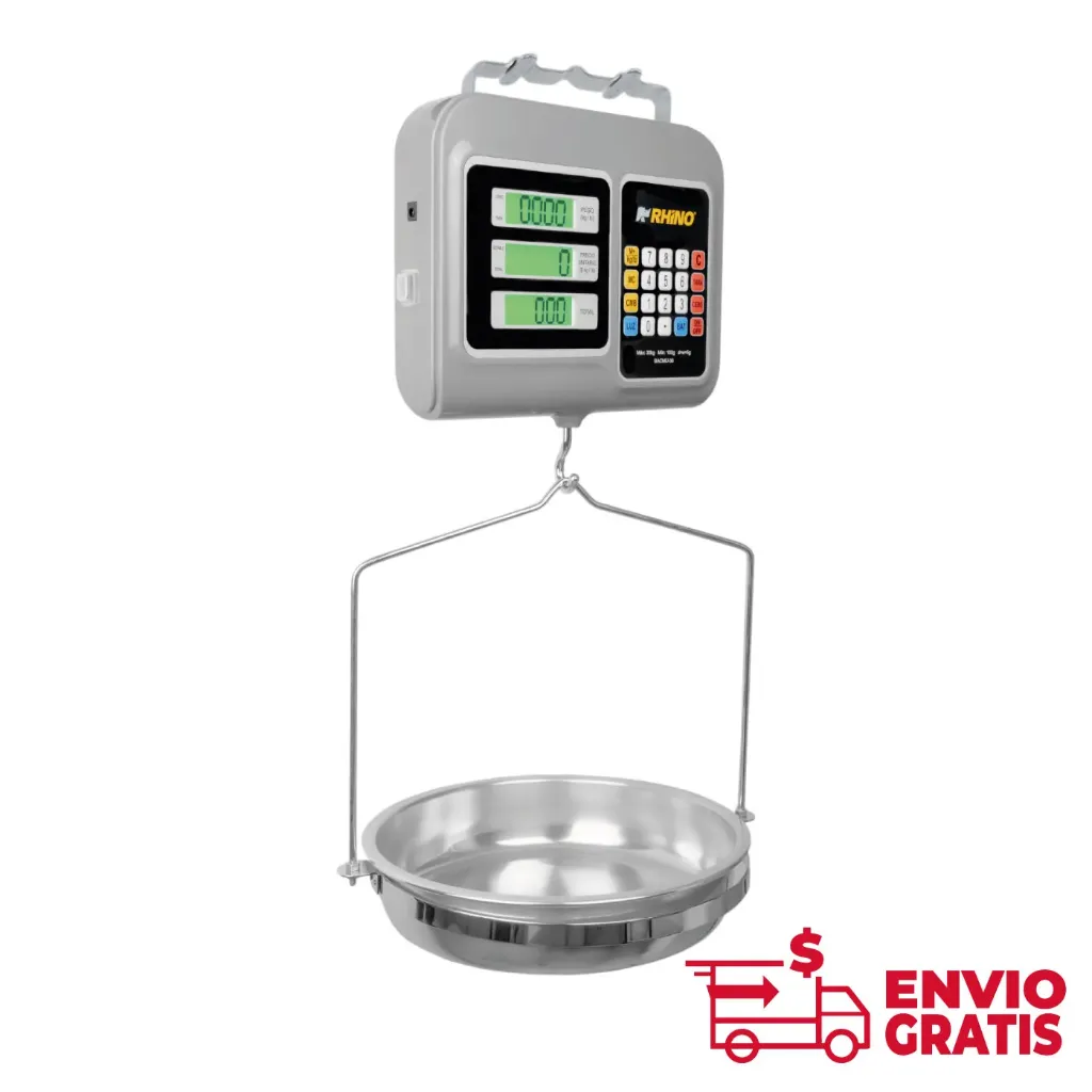 Báscula Electrónica Colgante Multifunciones 30 kg BACMU-30