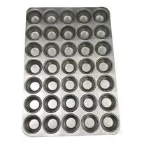 PLACA PARA MANTECADA ZINTRO ALUM 35 CAVIDADES 45X65PLAMAN-354565